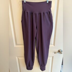 Purple High-Waisted Joggers